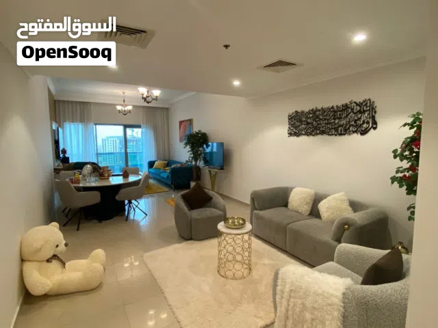 للايجار او البيع فيو عجمان كامل من الدور 21 وبلكونه