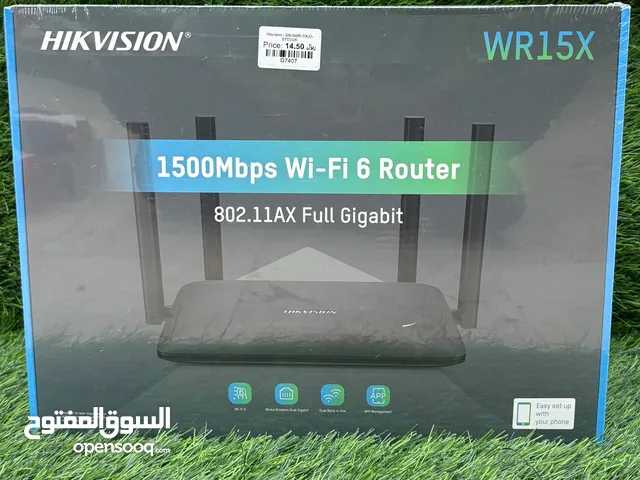 Hikvision DS-3WR15X 1500M Wi-Fi 6 Wireless Router, LED Indicator, Dual-Band Wi-Fi, 2.4 GHz And 5 GHz