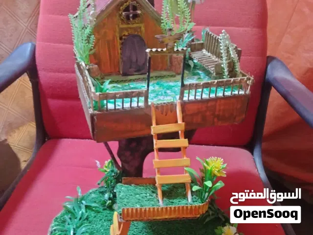 مجسمات بيوت و مناظر طبيعيه