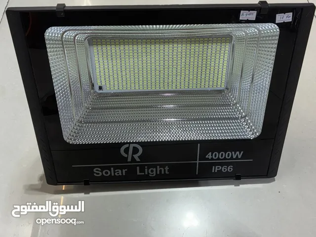 solar flood light with remote and solar panel