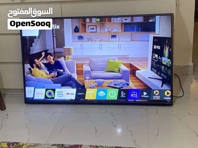 تلفزيون سمارت 50 بوصه ال جي واي فاي يوتيوب نتفلكس شاهد  يوجد رجفه بالشاشه