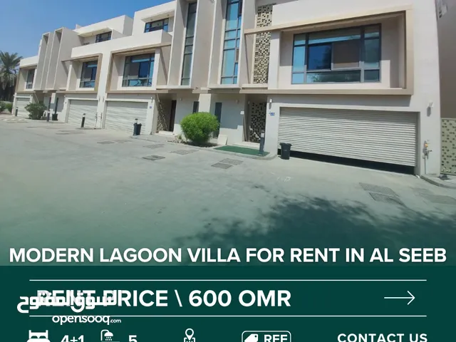 Modern lagoon villa for Rent in Al Seeb REF 947GM