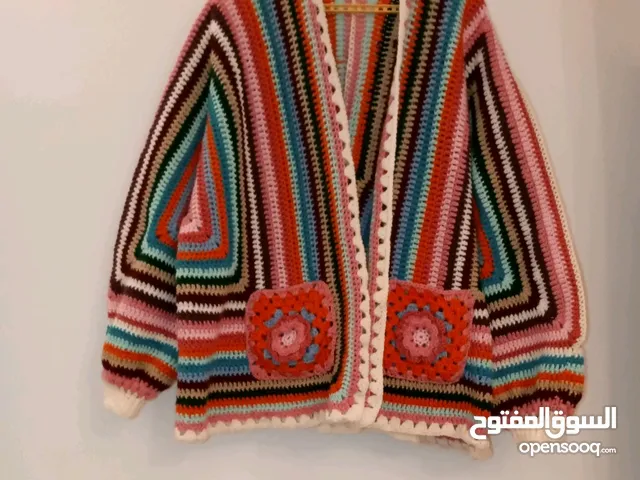 جاكيت كروشيه صنع يدوي Hand made