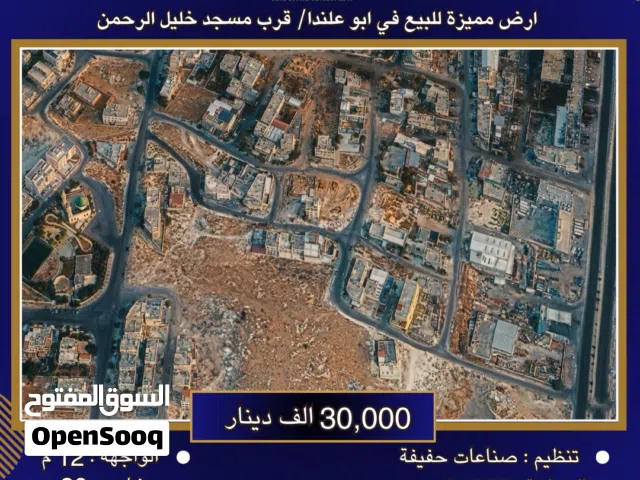 Industrial Land for Sale in Amman Abu Alanda
