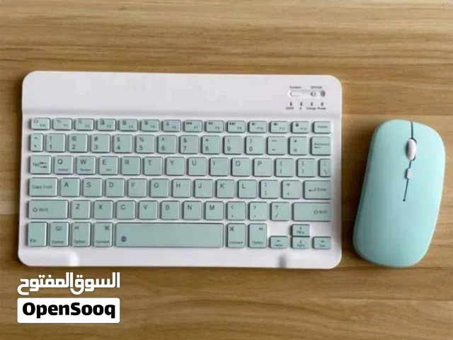 كيبورد و ماوس وايرلس للكمبيوتر و الموبايل جديد ما مستخدم