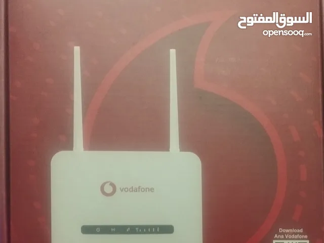 روتر هوائي من شركه فودافون جديد بي كرتونه فائق السرعه يدعم الجيل الخامس 5g
