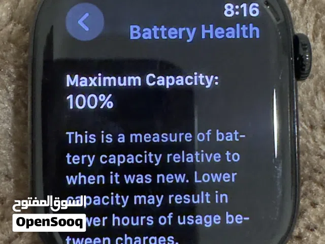 ساعة أبل 46mm مستعملة بحالة ممتازة كالجديد