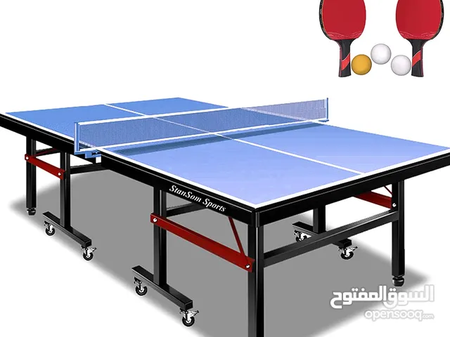منضدة تنس للبيع جديده تقريبا