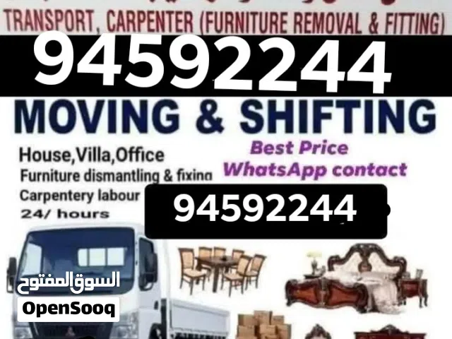 Profesional Mover Carpenter House villa Office shifting furniture fix