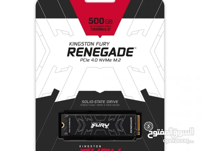 Kingston FURY Renegade 500GB PCIe 4.0 NVMe M.2 SSD-Sequential Read