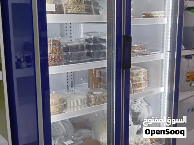 friedg display 2 doors very clean good condition for sale،ice cream maker, grinder, chocolate maker