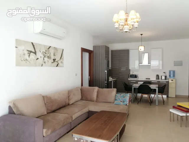 شقة مفروشة للايجار في عبدون #ارضيه  .. عفش فخم مع بلكونة