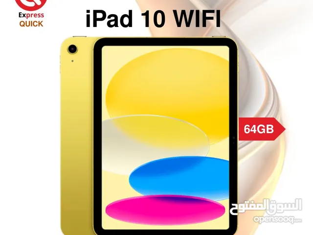 IPAD 10 ( 64GB ) NEW /// ايباد 10 ذاكره 64 جيجا الجديد
