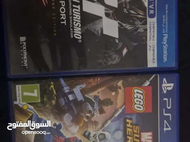 ألعاب ps4 نظيفة واستعمال خفيف جدا