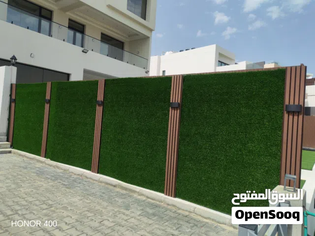تلبس الطوفه عشب اخضر مع بديل الخشب مع الاضاءه ارخص الاسعار