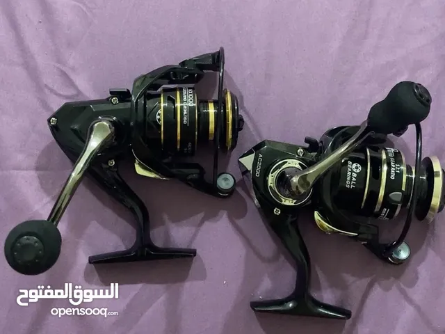 رولة صيد جديده بضاعه اوربية عدد 2 لون اسود وذهبي