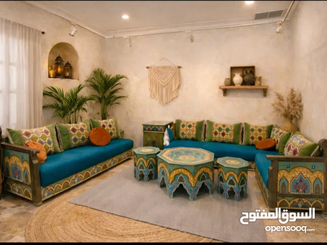 Sofa set with tables