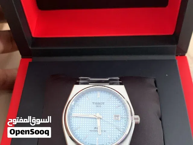 ساعه تيسوت للبيع ازرق سماوي
