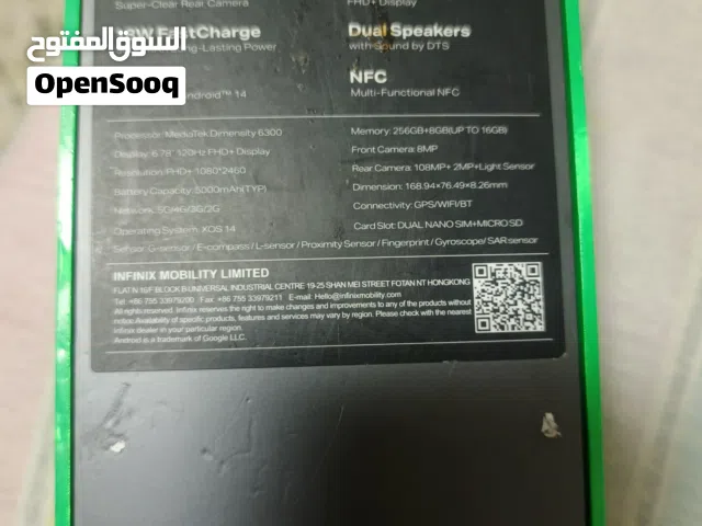 Infinix Note 40 256 GB in Hawally