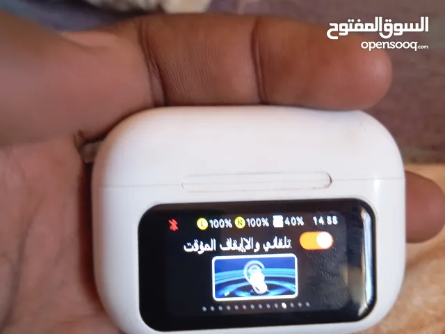 سماعه بلوتوث متكامله مستعمله استعمال خفيف مافي ايو توصيل