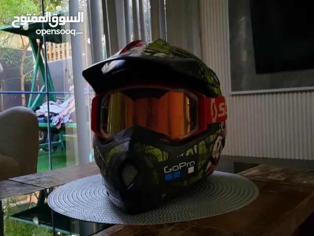 Motorcross Helmet (HOKEN Helmets) خوذه لدرجات الرملية و للدراجات بشكل عام.