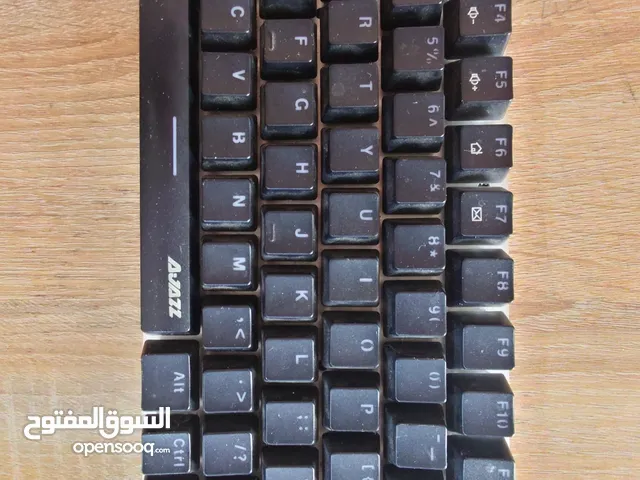 كيبورد ميكانيكي ازرار زرقاء mechanical keyboard blue switches