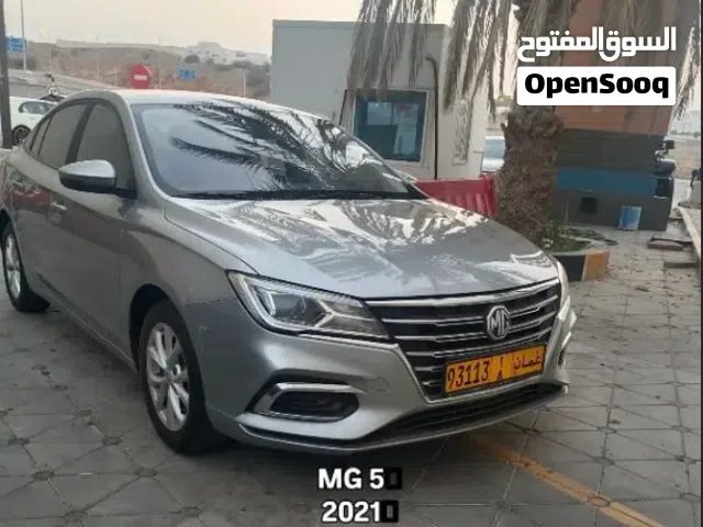 2021 MG 5 Sedan for Sale with Original Paint, GCC Specs, Automatic, Good Condition