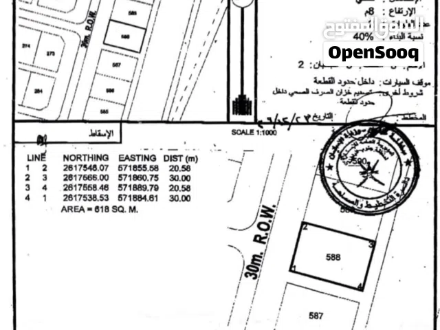 Residential Land for Sale in Al Batinah Barka