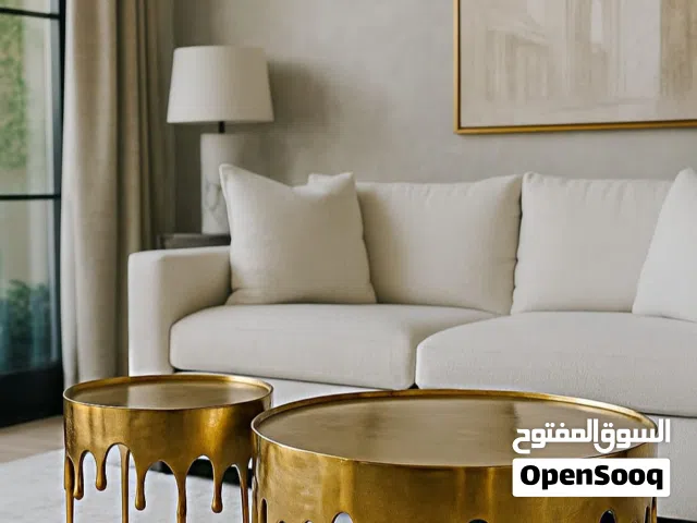 طاولات وسط وسيرفس مصنوعة من الألمنيوم جودة تدوم وجمال يلفت الانظار