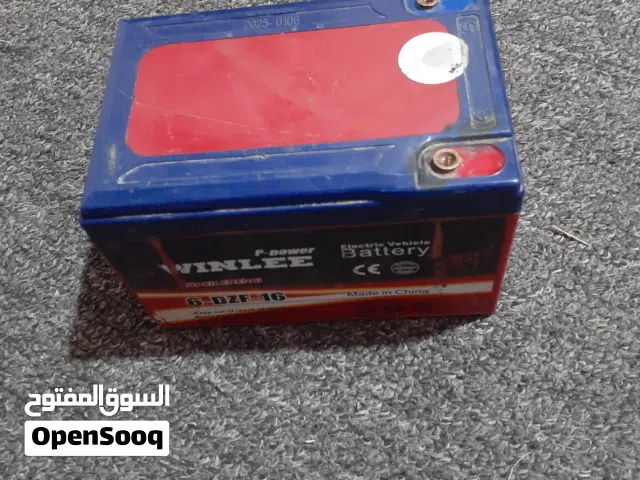 بطاريات دراجة شحن مستعمله عدد خمسة شرط الفحص والضمان صناعة 2025 للبيع