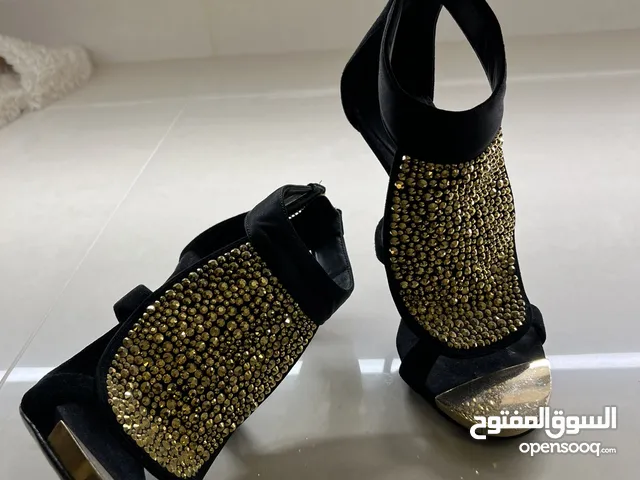GIUSEPPE ZANOTTI HIGH HEELS BLACK 37 EU
