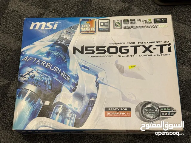 MSI N550GTX