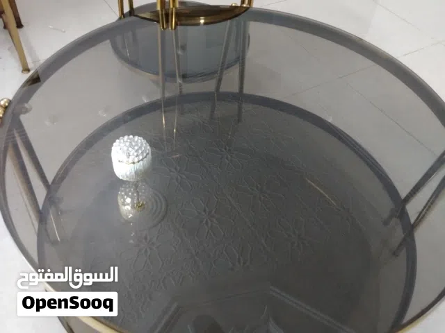 طقم طاولات خدمة زجاجي مودرن - فخامة وأناقة