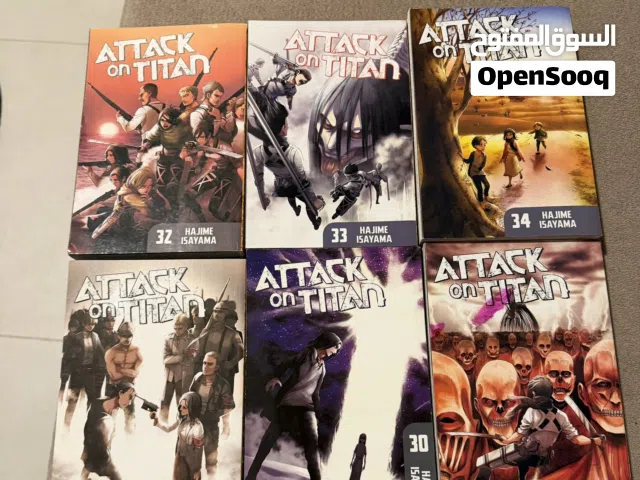Attack on titan manga 29-34