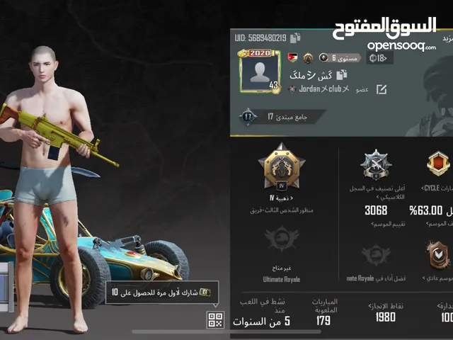 Pubg Accounts and Characters for Sale in Amman