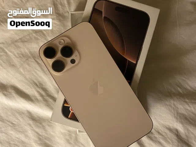 ايفون 16 بروماكس صحراوي 512 قيقا استعمال نظيف جداً مش مفتوح بالضمانة