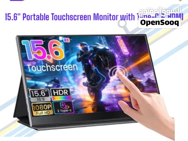 15.6" Portable Touchscreen Monitor with Type-C & HDMI