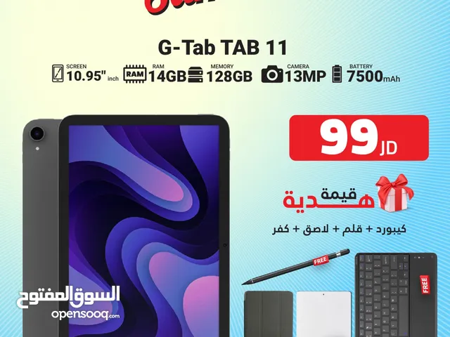 TAB G-TAB TAB 11 (128GB) / RAM 14 NEW ////تاب جي تاب 11 ذاكرة 128 الرام 14 الجديد