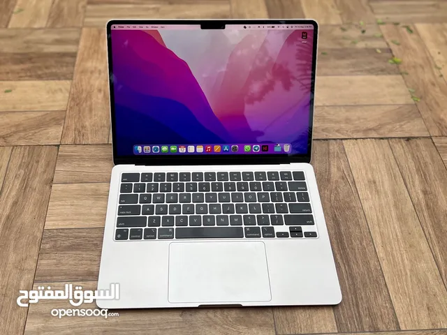 للبيع: MacBook Air 2022 M2 – استعمال خفيف و نظيف خالي من العيوب السعر 5650 قابل للنقاش