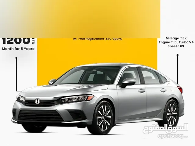 Honda Civic EX 2023, without accident original sunroof and excellent condition ready to drive safely