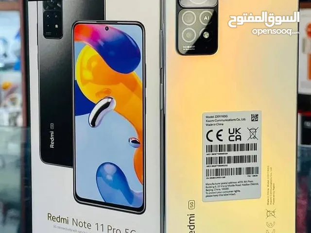 مستعمل اخو الجديد شاومي Not 11pro 5G أغراضة الأصلية رام 11 جيجا 128 شاحن 67 واط اصلي متوفر توصيل