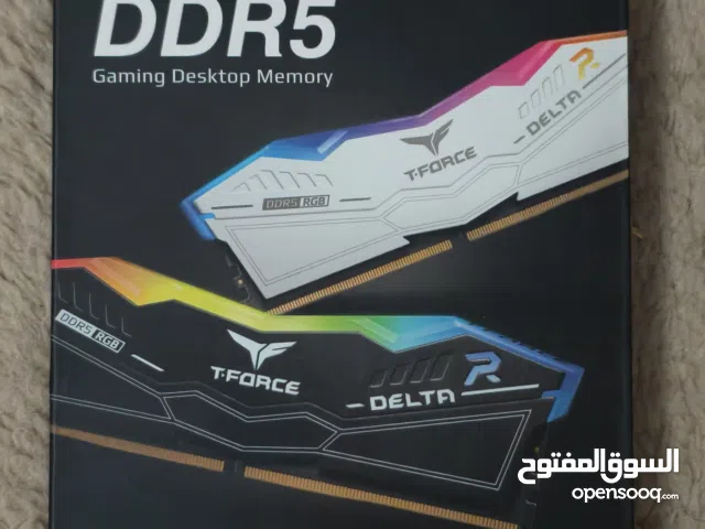 Original Ram T-Force Delta DDR5 RGB 32GB(2x16)6000mhz cl38 XMP 3.0 and EXPO compatible دينار