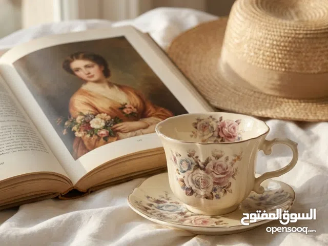 كوب بطابع كلاسيكي (vintage).