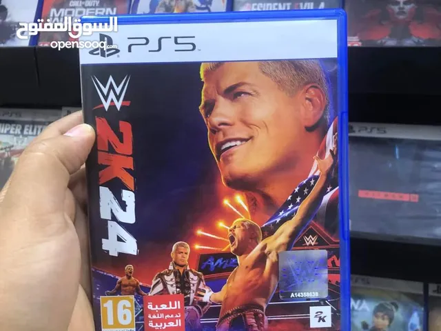 لعبة المصارعة الحرة WWE 2K 24  نسخة بلي فايف عربية