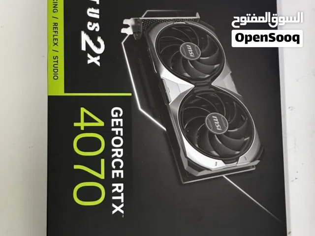 للبيع كرت شاشه RTX 4070 الوصف مهم جداً