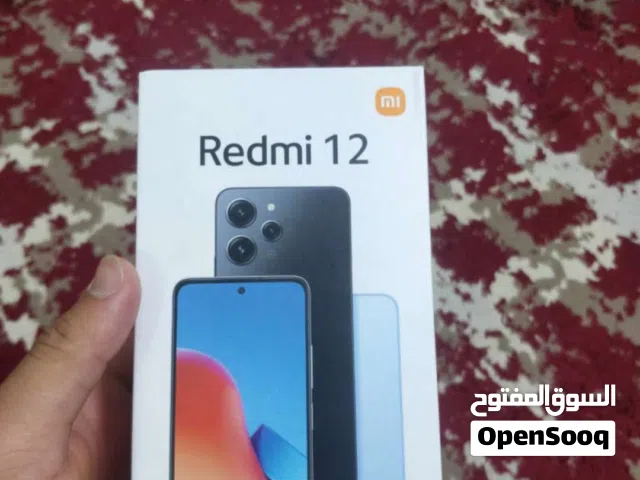 شاومي ريدمي 12 أسود مستعمل بحالة ممتازة بسعر طري