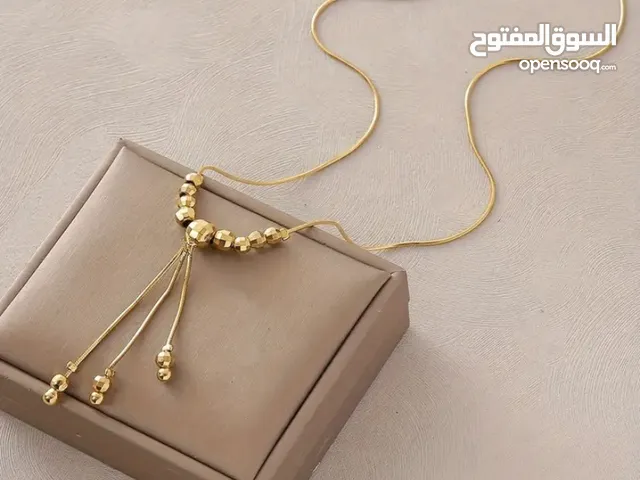 طوق مطلي ذهب عيار 24 موديل عربي راقي جدا