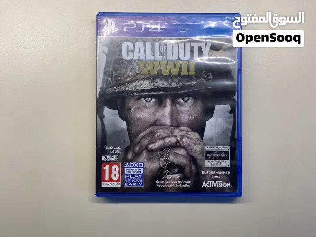 للبيع لعبة Call of Duty: WWII على جهاز PS4 بحالة ممتازة وشبه مستعملة.