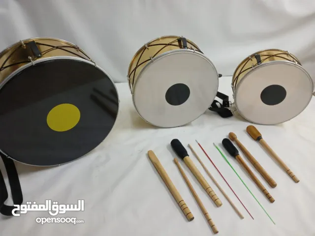 طبول دبكات عدة احجام شغل يدوي