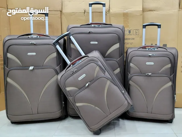 شنط سفر اربع قطع ماركة الجوهرة الحمراء الشهيرة حق الوكيل الصغير الاحلسي للتجارة